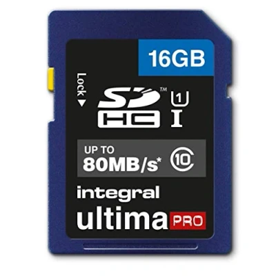 Image de Integral 16GB ULTIMAPRO SDHC/XC 80MB CLASS 10 UHS I U1 16 Go SD Neuf
