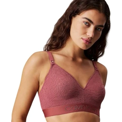 Image de Calvin Klein Soutien Gorge d’Allaitement Femme Unlined Bralette Maternity Stretch, Rouge (Apple Butter), M