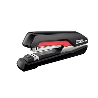 Image de Swingline SuperFlatClinch 30 Agrafeuse de bureau, capacité feuilles, noir/rouge (5000596A)