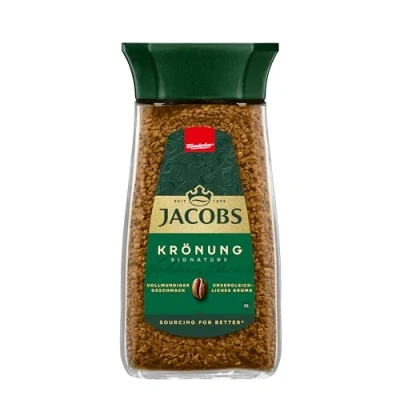 Image de Jacobs Krönung Gold, Café Instantané, Boisson en Poudre à Mélanger, 200g, 60459