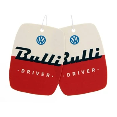 Image de BRISA VW Collection Distributeur de parfum rafraîchissant à motif Volkswagen T1 Bus (Vanille/Rouge/Ensemble 2)