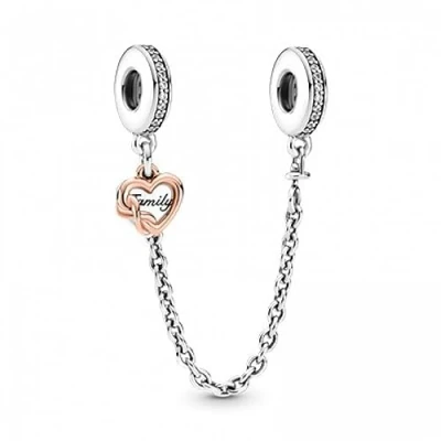 Image de Pandora 789541C01 05 chaîne de sécurité en forme cœur