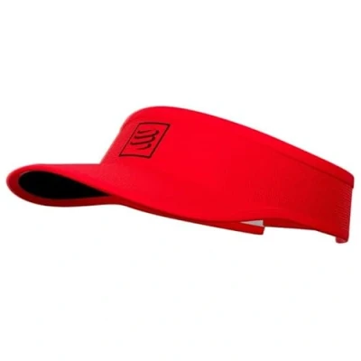 Image de Compressport Visière Sport, Rouge/Noir, Taille Unique Mixte