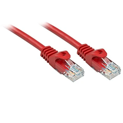 Image de Lindy RJ 45/RJ 45 Cat6 1m câble de réseau Rouge U/UTP (UTP) Neuf