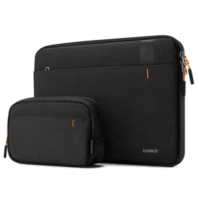 Image de Inateck 360 Protection Housse 14 Pouces Ordinateur Portable Compatible avec 15.3 MacBook Air M3/M2 2025 2023, Antichoc