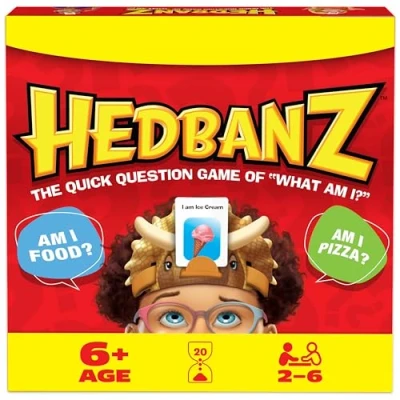 Image de Hedbanz Jeu de société 2ème édition devinettes d&#039;images Jeux familiaux, pour Enfants, Cartes familles et Enfants à partir 6 Ans