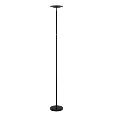 Image de MAUL Lampe sur Pied MAULsphere Réglable de Salon Élégante lampadaire Économique pour une Lumière Indirecte d’une Température Couleur 3000K Noir Mat
