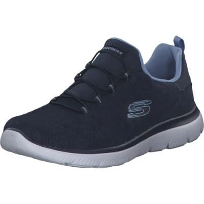 Image de Skechers Summits GOOD Taste Baskets basses pour enfants, Taille: 37, Navy blue Textile