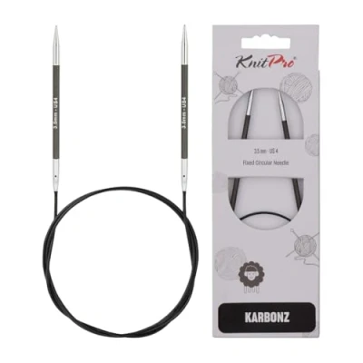 Image de KnitPro KP41207 Arbon Aiguille Fixe Circulaire Bois Multicolore 37,5 x 5,5 7 cm