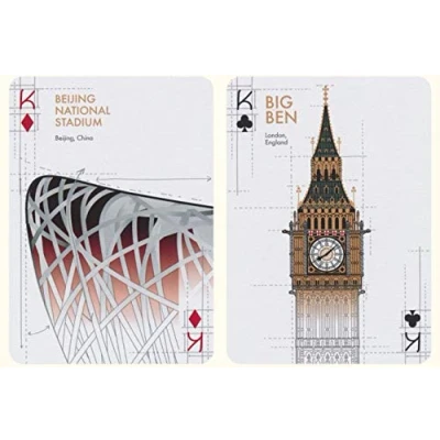 Image de USPCC Bicycle Architectural Wonders of The World