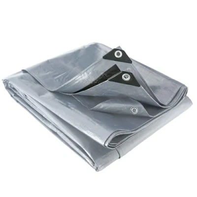 Image de Bâche multifonctions grise et noire 200 g/m2 WERKA PRO 6 x m