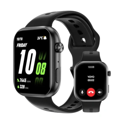Image de HONOR Choice Watch 2i, Bluetooth Calling Montre Connectée, 1.85&quot; AMOLED, 14 Jours D&#039;autonomie, Spo2, Heart Rate Monitor, 1ATM Smart Watch, IP68, Compatible avec Android et iOS, Noir