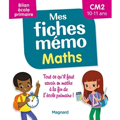 Image de Mes fiches mémo Maths CM2 Bilan école primaire: Pour réviser tout le programme avant la 6e Livre d’occasion Très bon