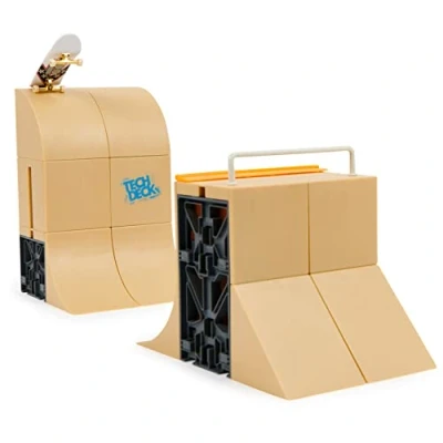 Image de FINGER Skate TECH DECK MEGA HALF PIPE DANNY WAY Rampe Emblématique Du 100% Modulable Avec 1 Plan B Exclusif 96 mm X Connect Jouet Enfant 6 Ans et +