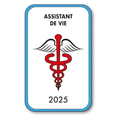 Image de SIGNAL SAFETY Autocollant Sticker Vignette Caducée 2024 pour Pare Brise en Vitrophanie V4 Assistant de Vie