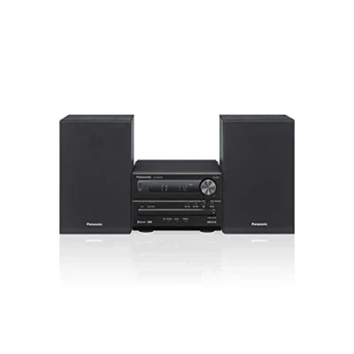 Image de Panasonic SC PM250BEGK Système Micro Hi FI à 2 canaux, Radio numérique Dab+, Lecteur CD, Bluetooth, USB, Audio de Haute qualité, Basses puissantes et sonores, Design Compact élégant, Noir
