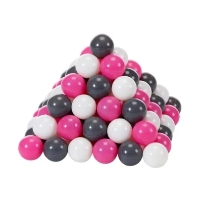 Image de KNORRTOYS.COM Knorrtoys 56757 Bälleset Ca. Ø6 Cm 100 Balls Grey Balles, 56757, crème, Gris, Rose