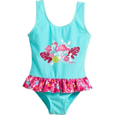 Image de Playshoes UV Schutz Badeanzug Flamingo Maillot Une pièce, Turquoise (Türkis 15), 74 (Taille Fabricant: 74/80) Bébé Fille