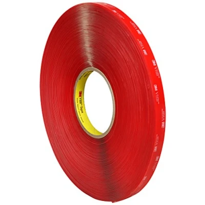 Image de 3M Ruban mousse adhésif double face acrylique VHB 4910 F, Transparent, 15 mm x 33 m