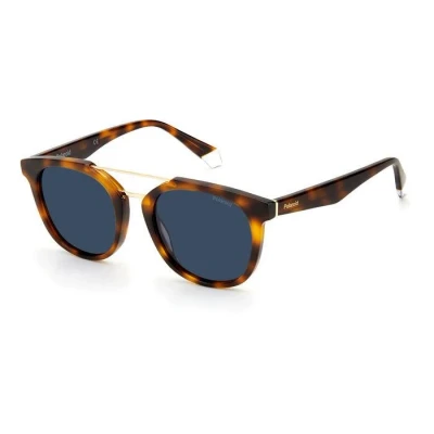 Image de Lunettes De Soleil Polaroid Pld 2113 / S X Col. 086 C3 Hommes Carré Havana Foncè