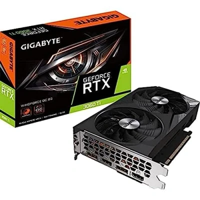 Image de GIGABYTE Computer Vaizdo plokštÄ— GeForce RTX 3060 Ti WINDFORCE OC 8GB GDDR6 2xHDMI 2xDP