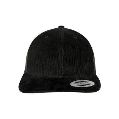 Image de Flexfit Corduroy Retro Trucker Casquette, Taille: One Size, Black