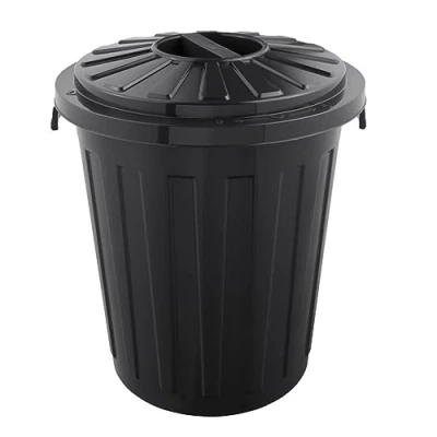 Image de keeeper Maxi Tonneau avec couvercle, polypropylène, 23 l, 36 x 42 cm, Mats, gris graphite