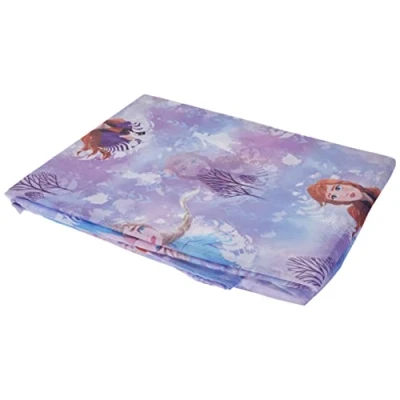Image de Herding Disney La Reine des Neiges Rideau, 140 x 160 cm (lxL), Passants 10 Inclus, Polyester, Multicolore / Transparent