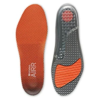 Image de Sof Sole AIRR Performance Semelles Amortissement ultime avec capsules d&#039;air SKYDEX, régulation de l&#039;humidité COOLMAX, soutien renforcé la voûte plantaire &amp; coussin en gel EU Taille 36 38