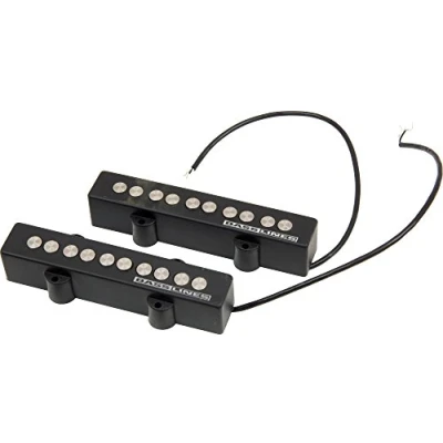 Image de Seymour Duncan SJ5 3S Série Simple JB 5 Cordes Kit Quarter Pound Jazz Bass Micro pour Basse Noir