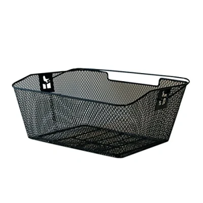 Image de XLC Panier arrière 2128210200 Adulte Unisexe, Noir, 39 x 30 17 cm