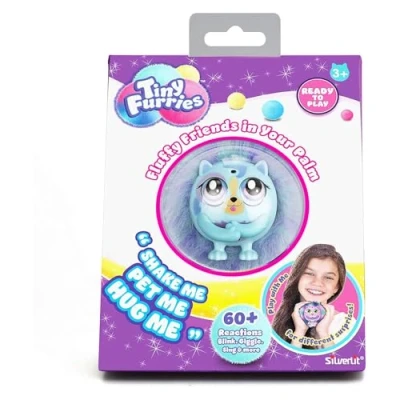 Image de Tiny Furries Jouet Electronique Animaux Interactifs Doux Capteurs Sensoriels, Réagit aux Mouvements, Bruits et Toucher Multicolore
