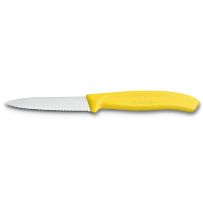 Image de Victorinox Paring Knife Swiss Classic Yellow Serrated 8 cm