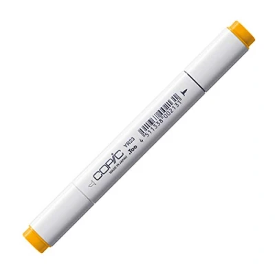Image de COPIC Classic YR23, Yellow Ochre, Twin Marker avec Une Pointe Moyenne et Fine