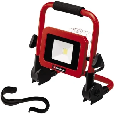 Image de Einhell Lampe sans fil TC CL 18/1800 Li Power X Change (l18V, LED puissante, variateur rotatif, tête lumineuse orientable à 360, pied repliable) Livré Batterie ni Chargeur