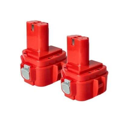 Image de vhbw 2X Batterie Compatible avec Makita 6227D, 6227DW, 6227DWBE, 6227DWE, 6227DWLE, 6270D, 6270DWAE, 6270DWALE Outil électrique (1500mAh NiMH 12V)