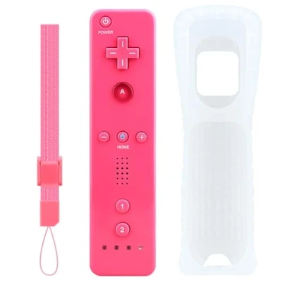 Image de OSTENT Capteur de Mouvement Bluetooth Télécommande Sans Fil Pour Nintendo Wii/Wii U Console Jeu Couleur Rose