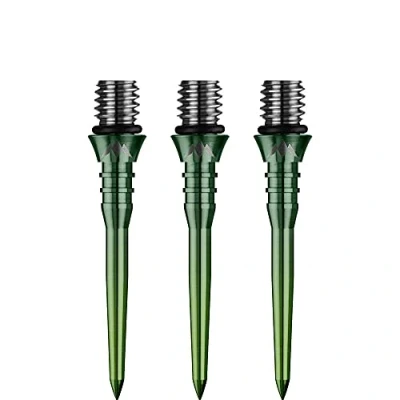 Image de Mission Darts X2623 Titan Pro Pointe de conversion rainurée en titane 26 mm Vert dégradé