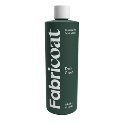Image de Fabricoat Peinture Textile Restaurez ou Changez la Couleur de Tous les Textiles Peignez Directement sur le Tissu Transformez Tissus : Canapés, Abat jour (500 ml, Vert foncé)