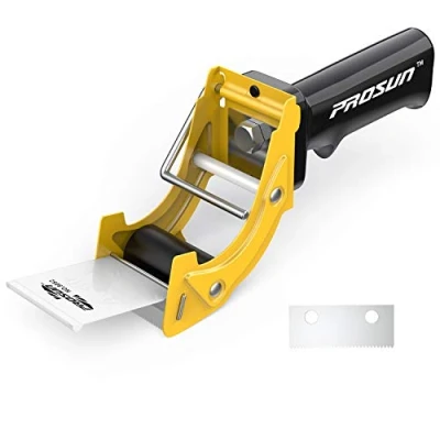 Image de Prosun Distributeur de Pistolet à Ruban, Dévidoir Manuel pour 50mm (2 Pouces) Ruban d&#039;Emballage, Scotch Main Réducteur Bruit Fermeture