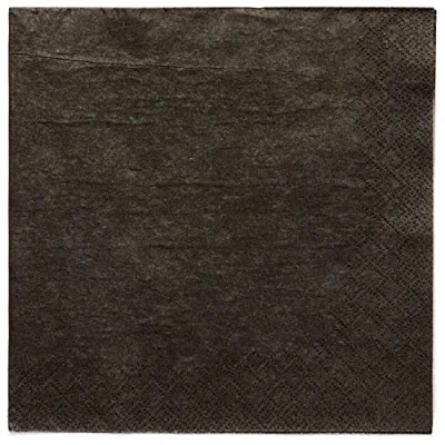 Image de amscan Serviettes de Table Noires, 9915402 216
