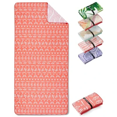 Image de Fit Flip Serviette de Plage Microfibre Fine et légère à séchage Rapide Drap XXL 100% recyclée Tepee 160cm x 90cm