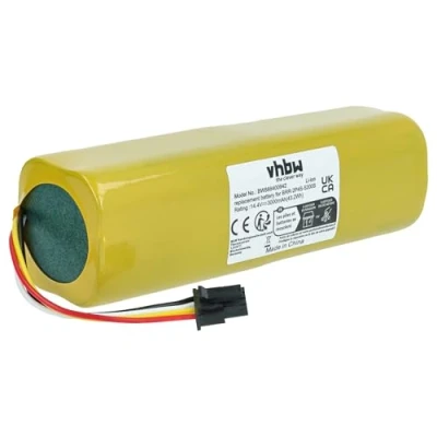 Image de vhbw Batterie Compatible avec Xiaomi Roborock Q5 Pro Q5PR52 00, Q50ULE, Q7+ Q7P02 Q7 Robot électroménager (3000mAh, 14,4V, Li ION)