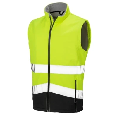 Image de Result Gilet sans Manches Haute visibilité Softshell High VIZ
