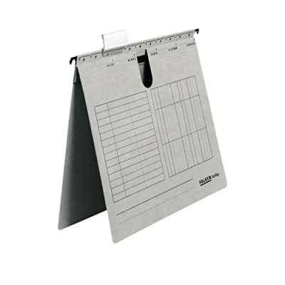 Image de Falken Réf. 80002835001F Carton de 25 dossiers suspendus A4 Gris