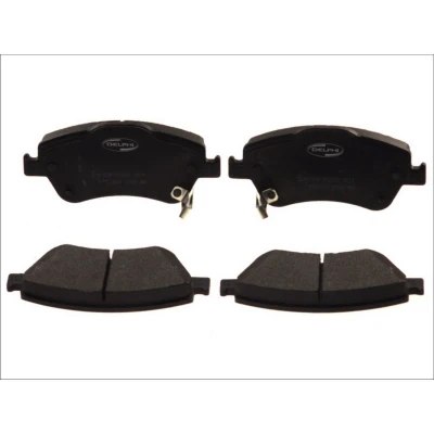 Image de DELPHI LP2102 Jeu de plaquettes frein avec indicateur d&#039;usure tôle anti bruit sans accessoires TOYOTA: Auris 5 portes