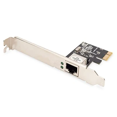Image de DIGITUS Carte PCI Express Gigabit Ethernet 32 bits, support à profil bas,Realtek RTL8111H