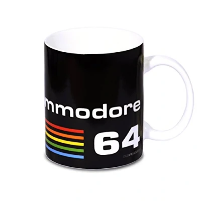Image de Logoshirt® Commodore I C64 Logo Mug Tasse à café Porcelaine 300 ml Dans une boîte cadeau colorée Design original sous licence
