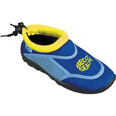 Image de Beco Sealife Badeschuhe, Surfschuhe, Strandschuhe, Wattschuhe, enfant unisexe Bleu (blau), 24/25