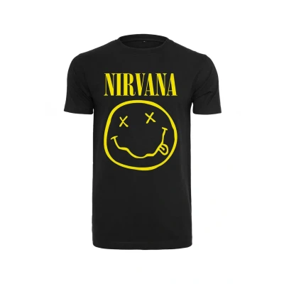 Image de Merchcode Nirvana Lithium TEE Tshirt imprimé, Homme, Taille: XL, Black